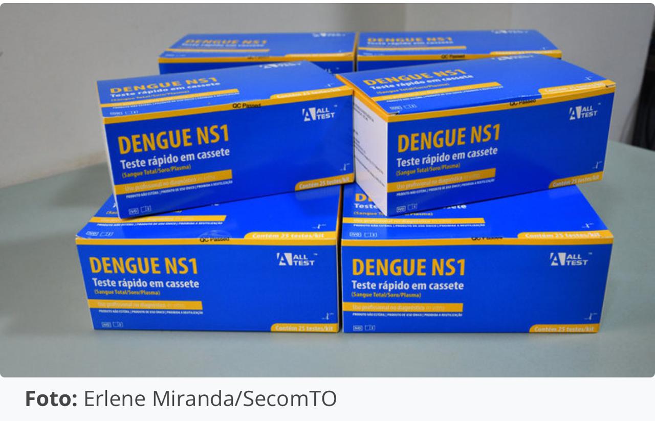 Governo do Tocantins Recebe 18.100 Testes Rápidos de Dengue para Triagem de Pacientes