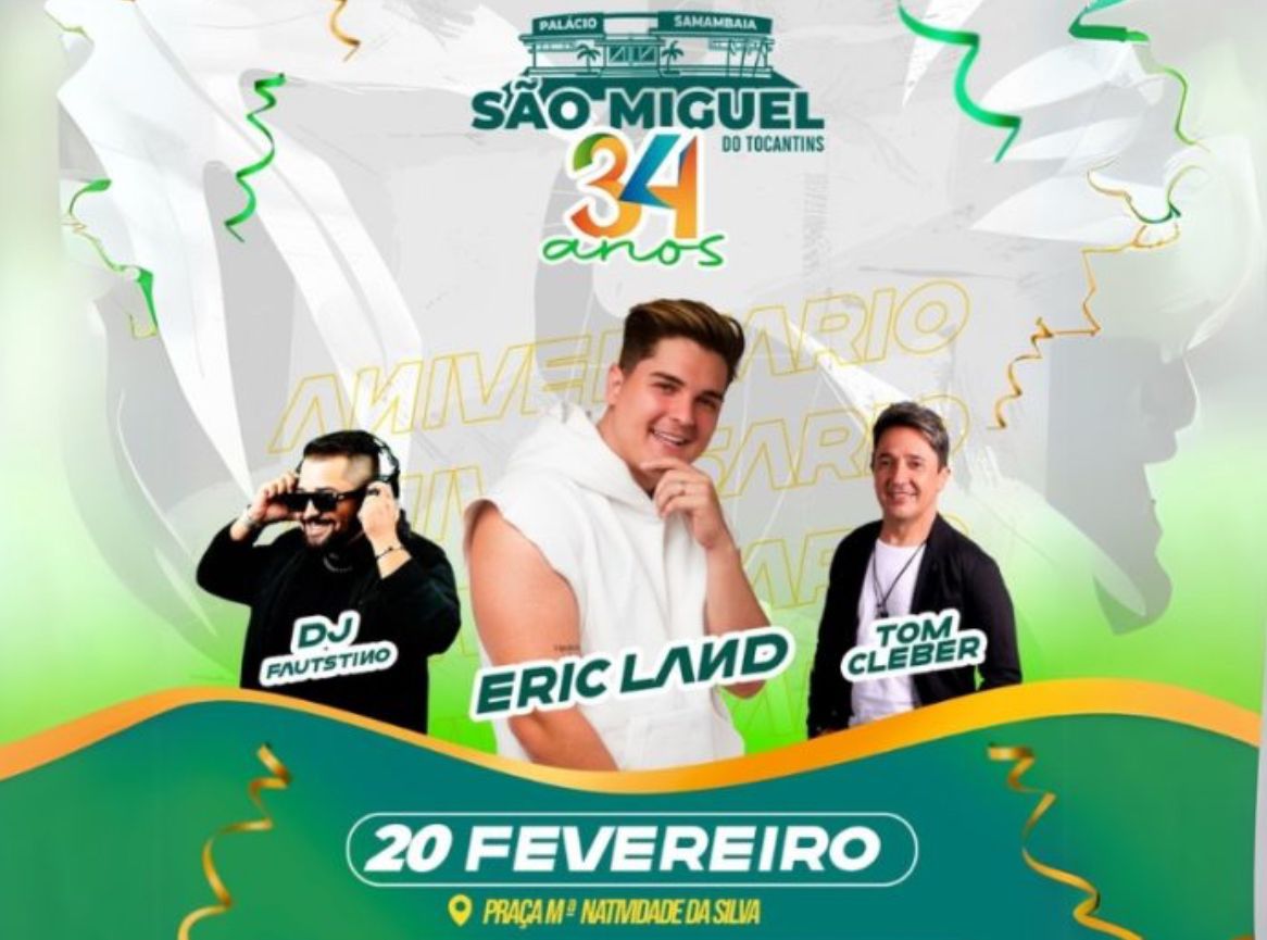 São Miguel, no Bico do Papagaio, celebra 34 anos com grande programação