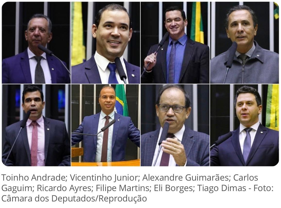Deputados federais do Tocantins votam a favor de urgência para projeto de anistia a golpistas