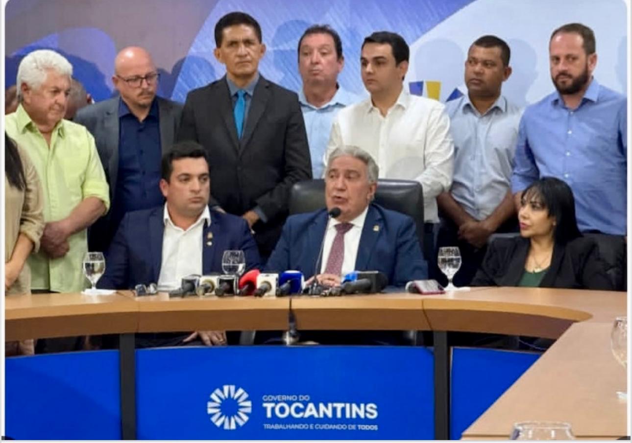 Laurez Moreira anuncia exoneração em massa do primeiro escalão e promete “governo transparente” em coletiva no Palácio Araguaia