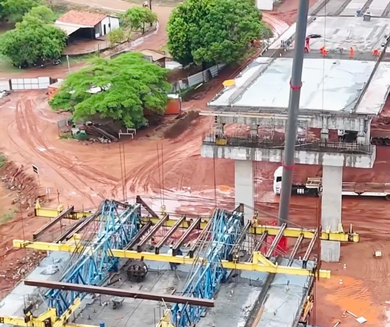 Nova ponte sobre o Rio Tocantins atinge 75% de execução e avança para reta final das obras