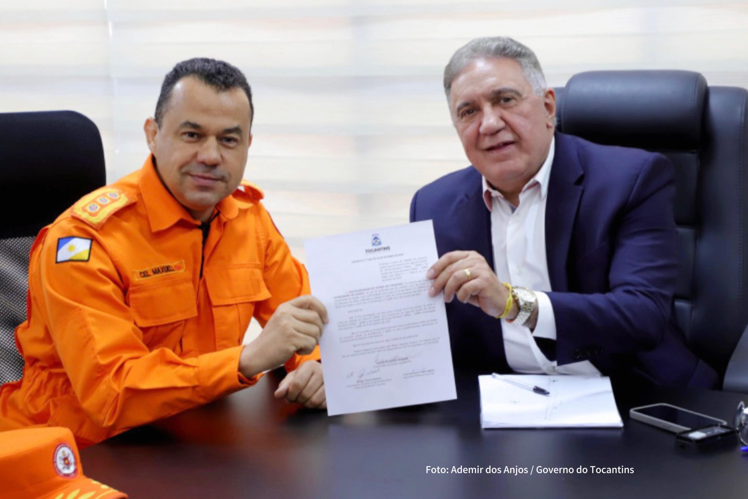 Governador Laurez Moreira prorroga por dois anos validade do concurso do Corpo de Bombeiros do Tocantins