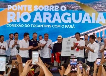 Inauguração da ponte Xambioá