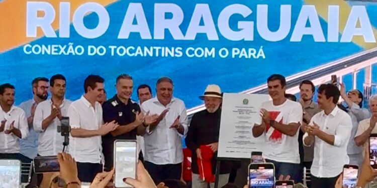 Inauguração da ponte Xambioá