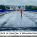 Ponte JK começou a recebe asfalto.