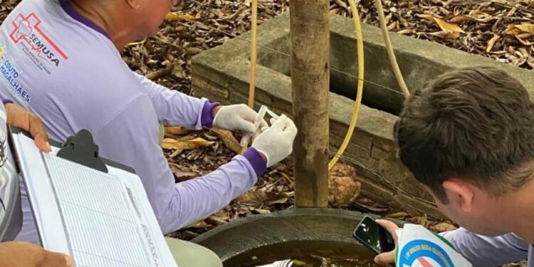 casos de dengue e registra queda
