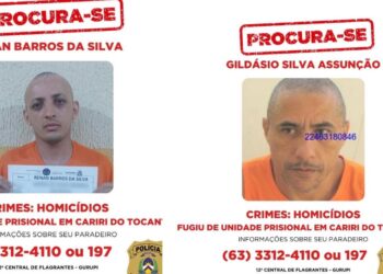 Fuga de presos de alta periculosidade.