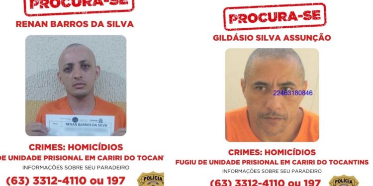Fuga de presos de alta periculosidade.