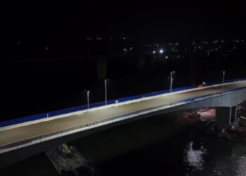 Iluminação ligada e últimos ajustes.