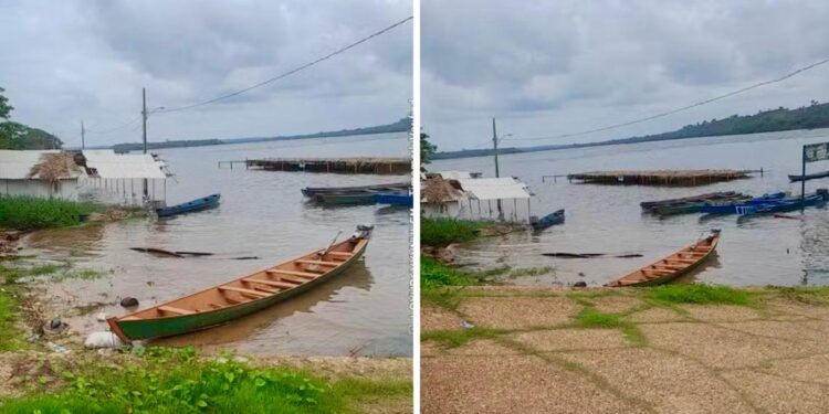 Nível do Tocantins Sobe.