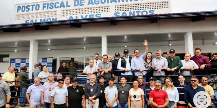 Nova estrutura do posto fiscal de Aguiarnópolis.