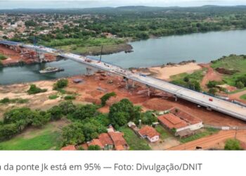 Ponte JK na reta final.