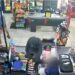 supermercado foi alvo de um assalto à mão armada.
