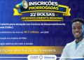 Inscrições para 22 bolsas de pesquisa e desenvolvimento.