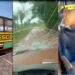 Ônibus escolares sem segurança em Praia Norte.