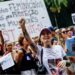 Protesto contra feminicídios reúne mulheres na Avenida Paulista - Foto: Tuane Fernandes/Reuters