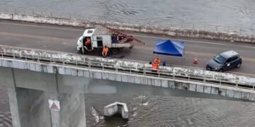 Ponte Transaraguaia será demolida.